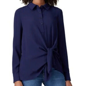 Thakoon Collection knotted button front top